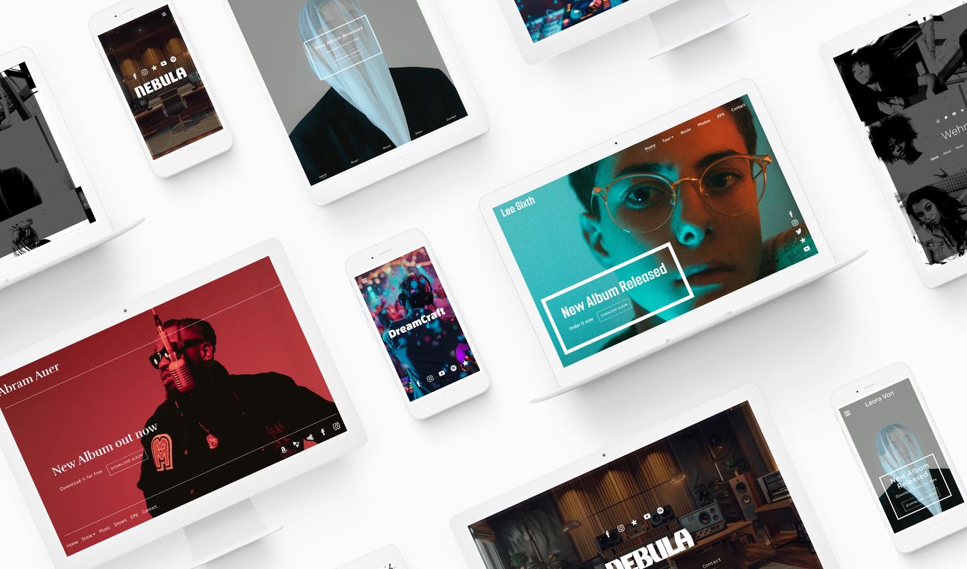 New: bold and minimal website templates post thumbnail image